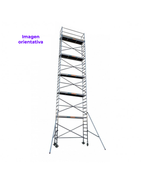 Andaime móvel tipo torre 75x305x1220 m - PRO
