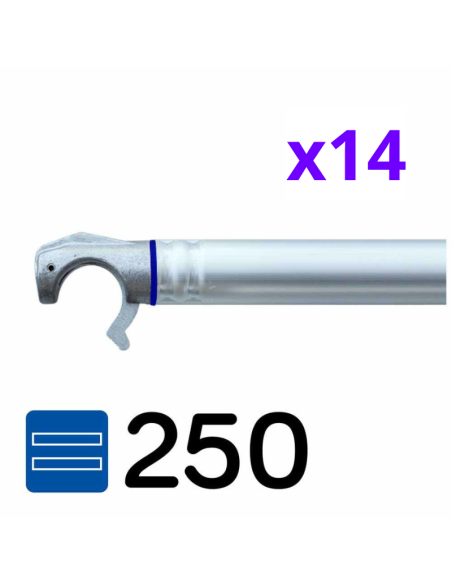 Andamio móvil tipo torre 75x250x1220 m - PRO