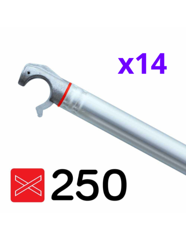 Andamio móvil tipo torre 90x250x1520 m - PRO