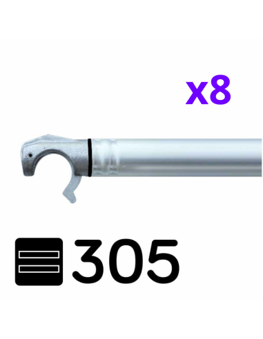 Andamio móvil tipo torre 75x305x720 m - PRO