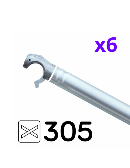 Andamio móvil tipo torre 75x305x820 m - PRO