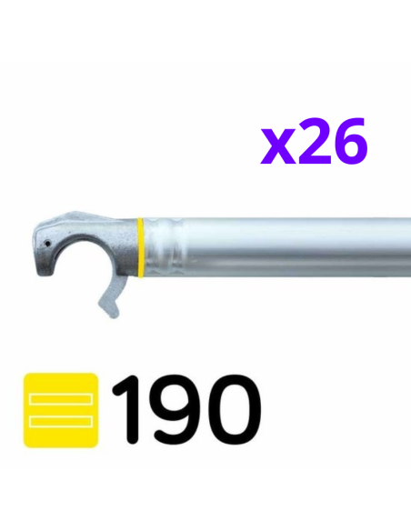 Andamio móvil tipo torre 135x190x1520 m - PRO