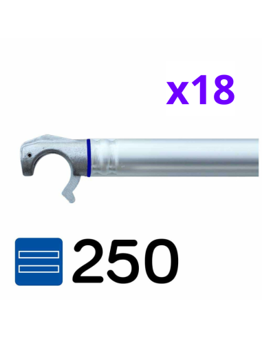 Andaime móvel tipo torre 135x250x1020 m - PRO