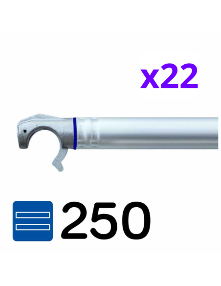 Andaime móvel tipo torre 135x250x1220 m - PRO