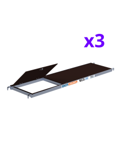 Andamio móvil tipo torre 75x250x920 m | ECO LINE 2