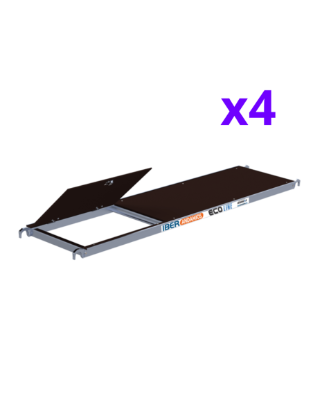 Andamio móvil tipo torre 75x250x1020 m | ECO LINE