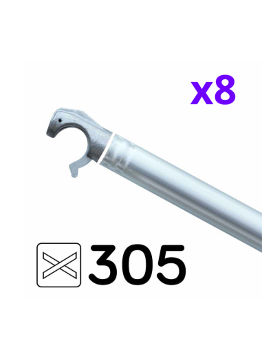 Andaime móvel tipo torre 90x305x1020 m - PRO