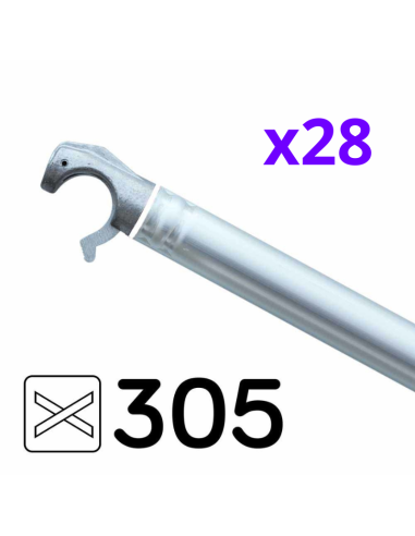 Andamio móvil tipo torre 135x305x1520 m - PRO