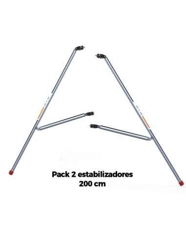 Combo 2 estabilizadores 2 metros para andamios móviles tipo torre y andamios plegables