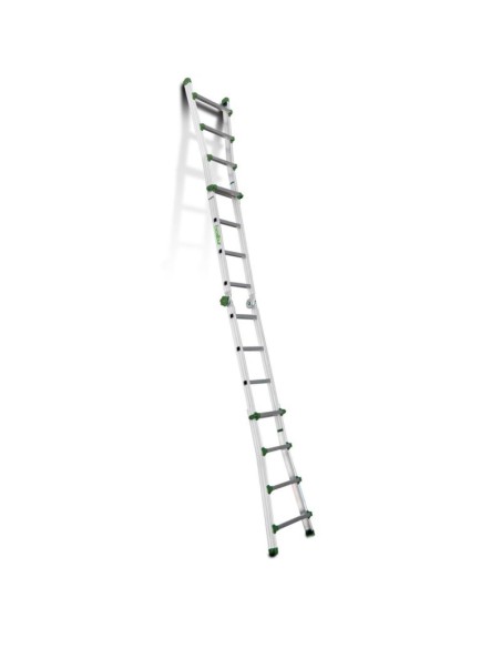 Escalera doméstica telescópica de aluminio y 4x4 peldaños | Escalibur