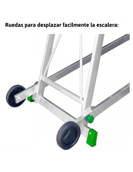 Escada profissional para armazém com 5 a 8 degraus - ESCALIBUR