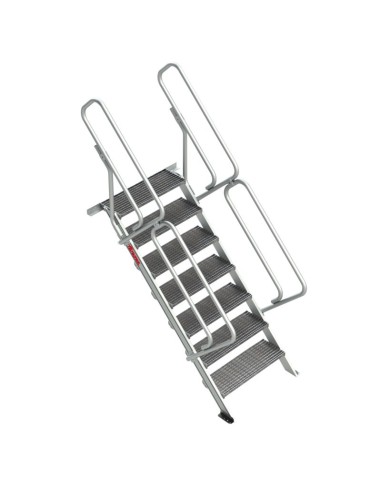 Escalera profesional fija de tramex inclinación 45º - FARAONE