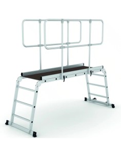 Plataforma profissional DUAL 3 degraus com corrimão - PERSUM