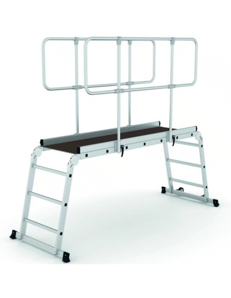 Plataforma profesional DUAL 3 peldaños con barandilla - PERSUM