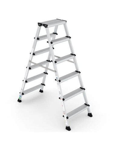 Escalera profesional OLYMPUS de tijera doble subida de 5 peldaños