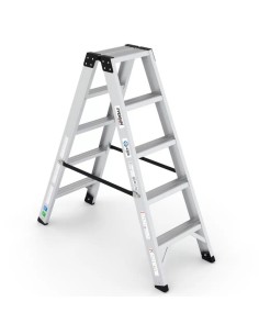 Escalera profesional OLYMPUS de tijera doble subida de 4 a 10 peldaños | PERSUM