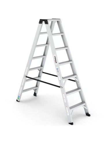 Escalera profesional OLYMPUS de tijera doble subida de 4 a 10 peldaños | PERSUM