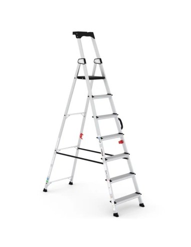 Escalera profesional plegable Deluxe de 3 a 7 peldaños | PERSUM