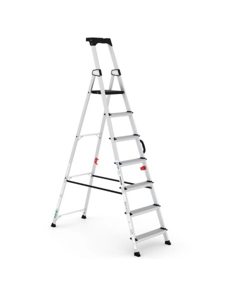 Escalera profesional plegable Deluxe de 3 a 7 peldaños | PERSUM