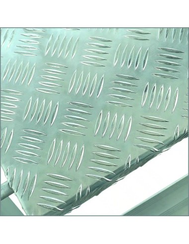 Escada profissional Artis Plus com rodas de 4 a 14 degraus - PERSUM