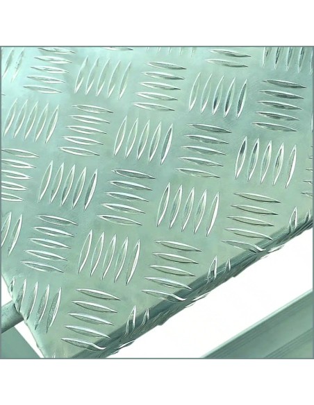 Escada profissional Artis Plus com rodas de 4 a 14 degraus - PERSUM