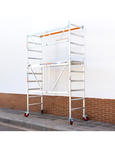 Andamio plegable de aluminio 75x190 - 3,85 m Altura de trabajo